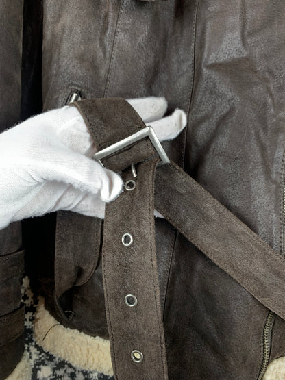 Mens Vintage Soho Collection Shearling Jacket