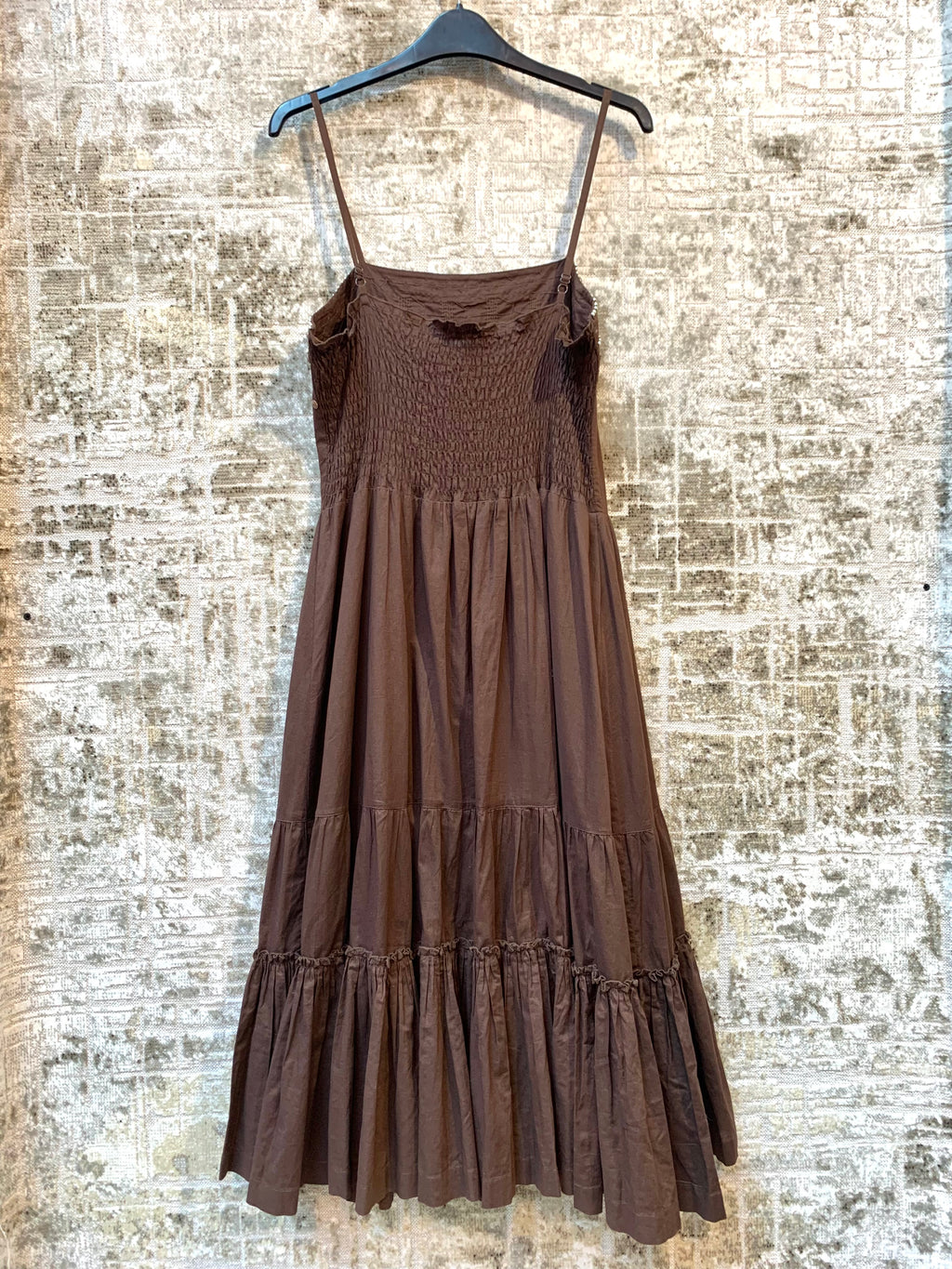 b.young Boho Beaded Tiered Midi Dress