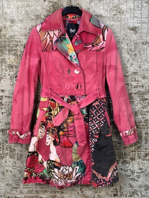 Women's Y2K Pink Desigual Coat