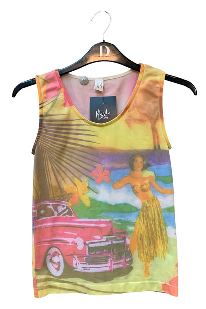 Funderwear Hawaiian Print Tank Top