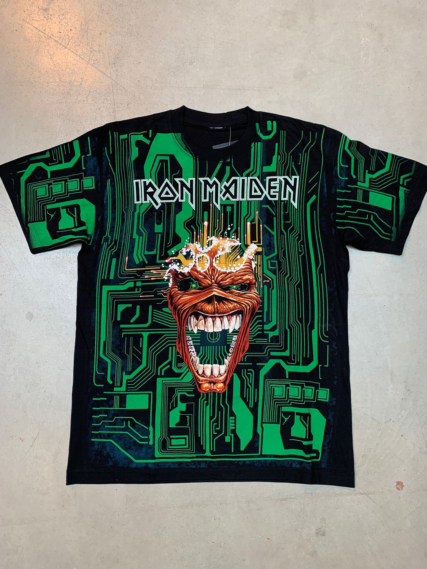 Iron Maiden "VIRUS" All Over Print Band T-Shirt