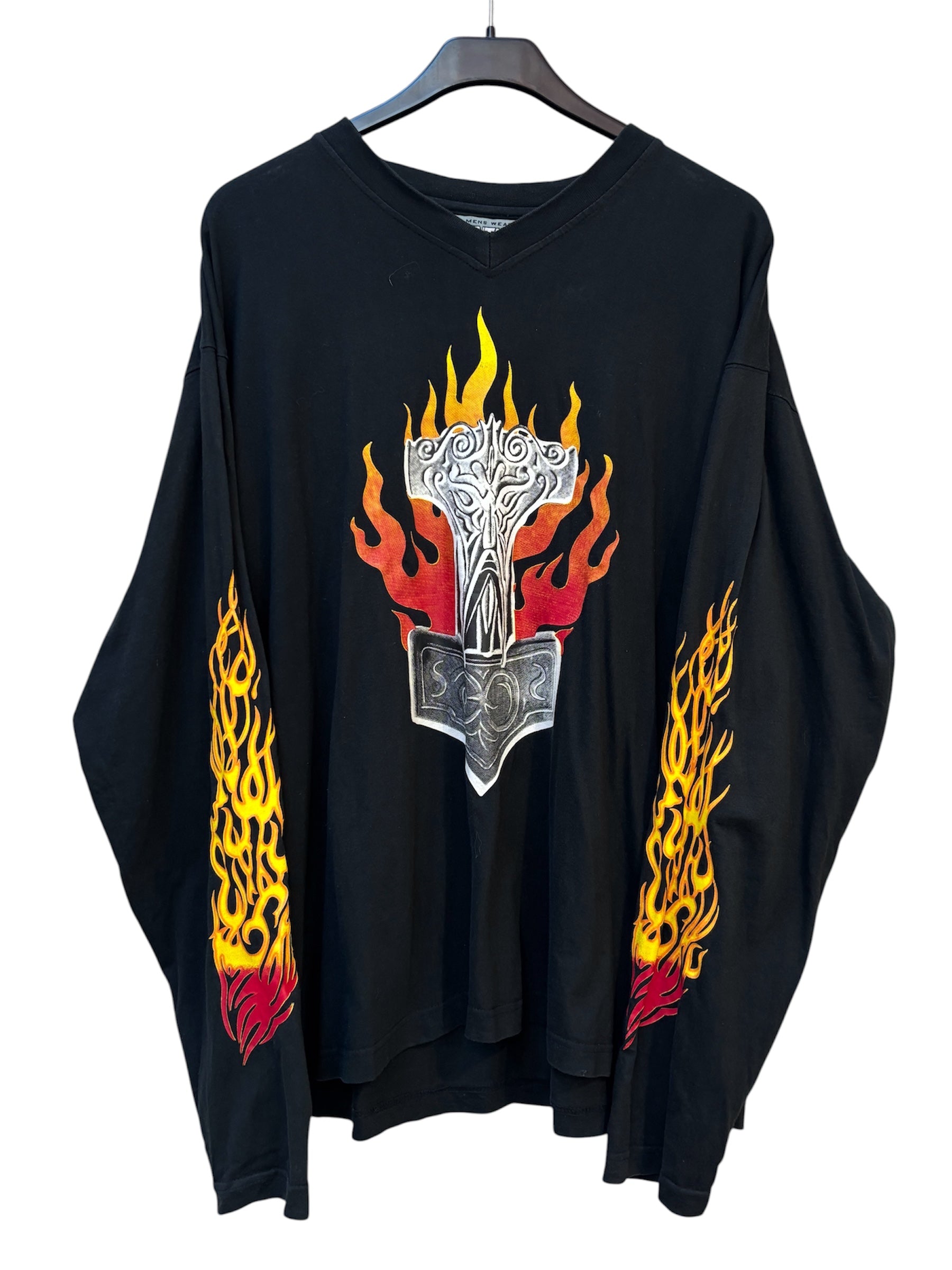 Santino Flame Thor's Hammer Long Sleeve Tee