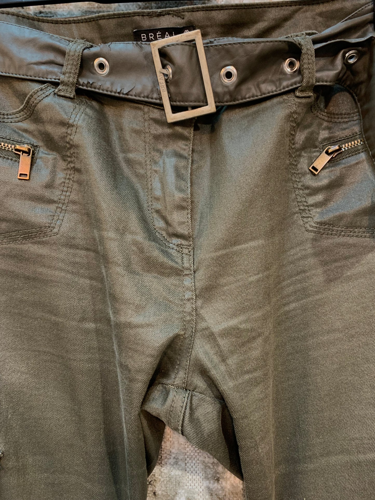 Bréal Coated Cargo Trousers