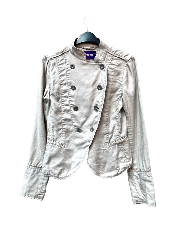 Mexx Linen Blend Double-Breasted Jacket