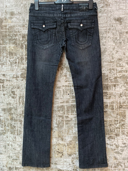 True Religion Rhinestone Straight Jeans