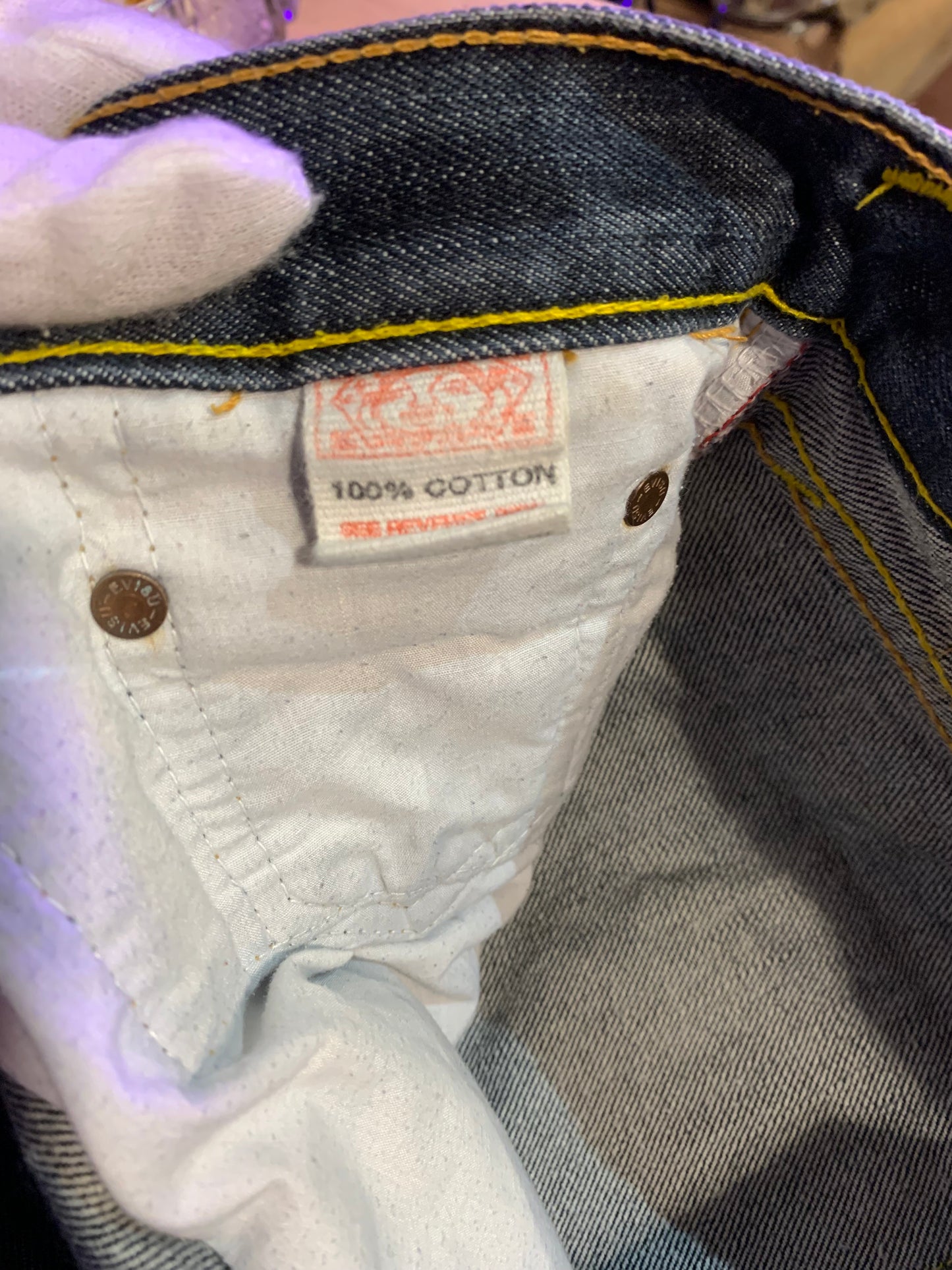 Vintage Embroidered Evisu Denim Jeans