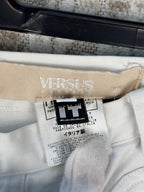 Womens Y2K Versus White Low Rise Jeans