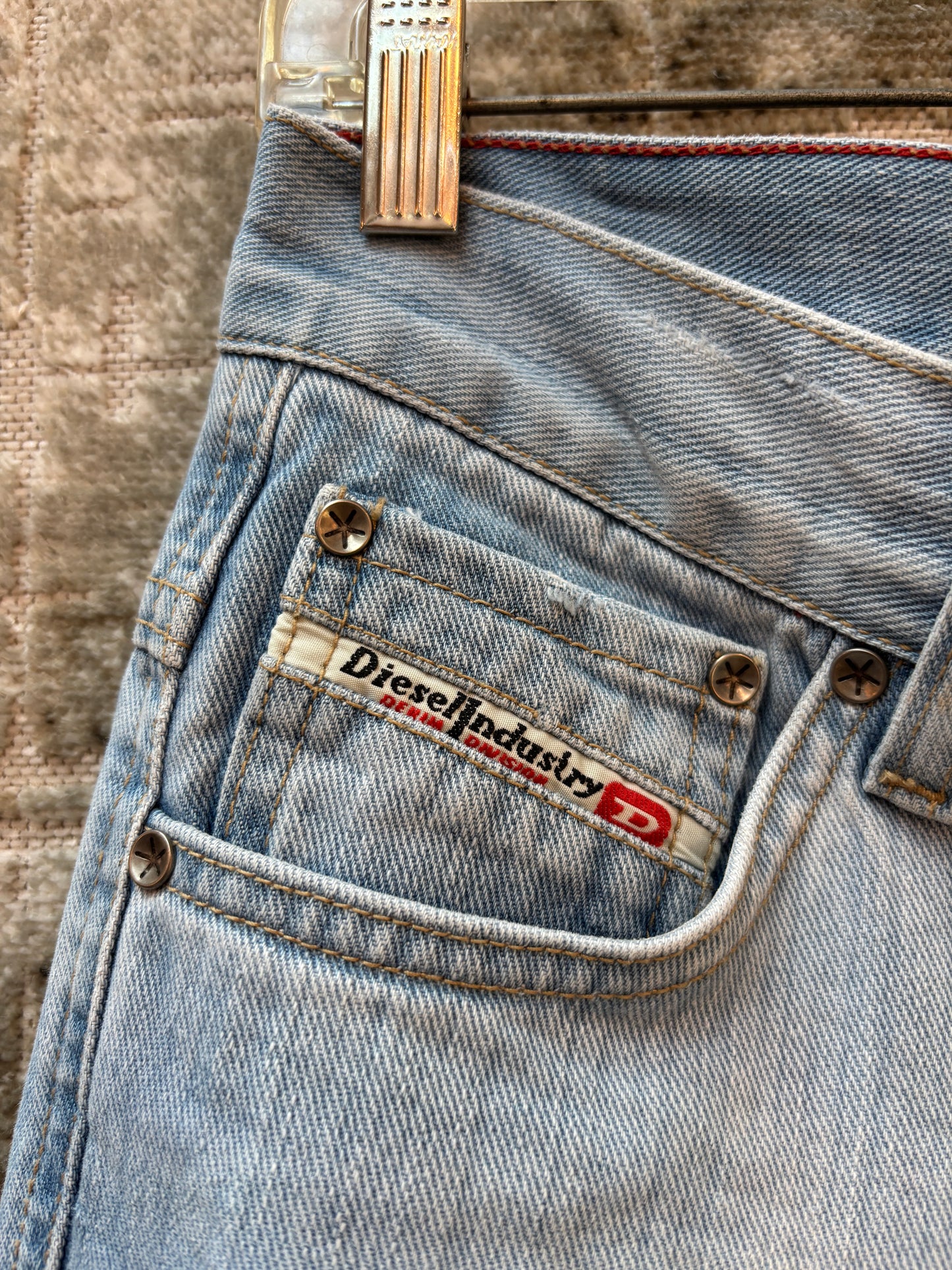 Diesel Distressed Bootcut Jeans