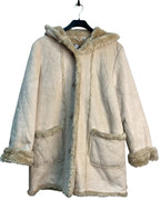 Y2K Faux Shearling Hooded Coat