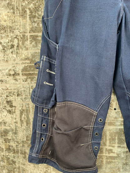 ACTIVE WEAR Mens Cargo Navy Blue Jean Shorts