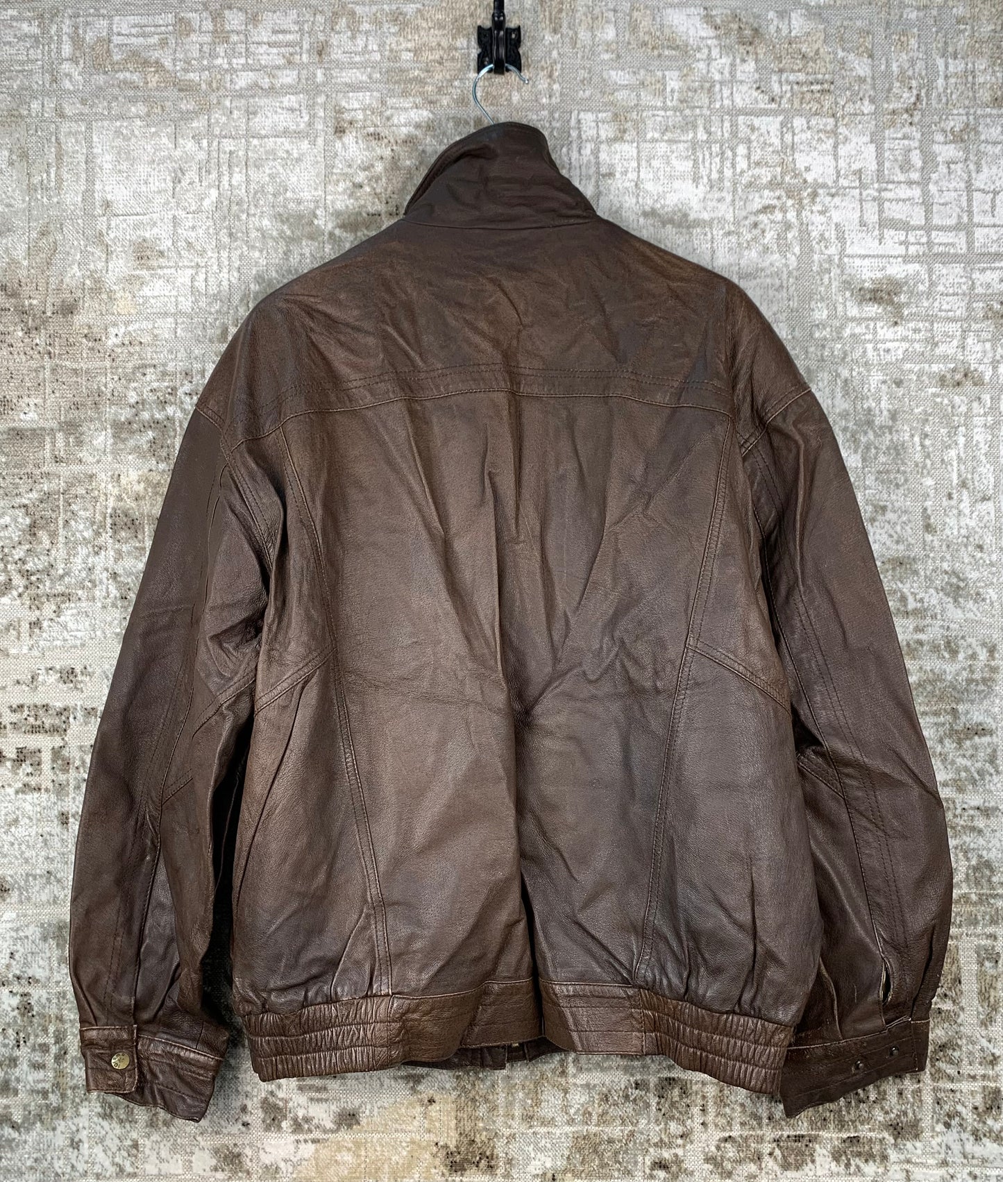 Men's Vintage Jofama Brown Leather Jacket