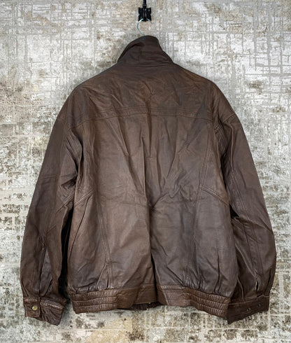 Men's Vintage Jofama Brown Leather Jacket