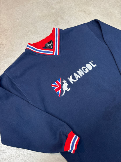 "KANGOL" Navy Blue Sweater
