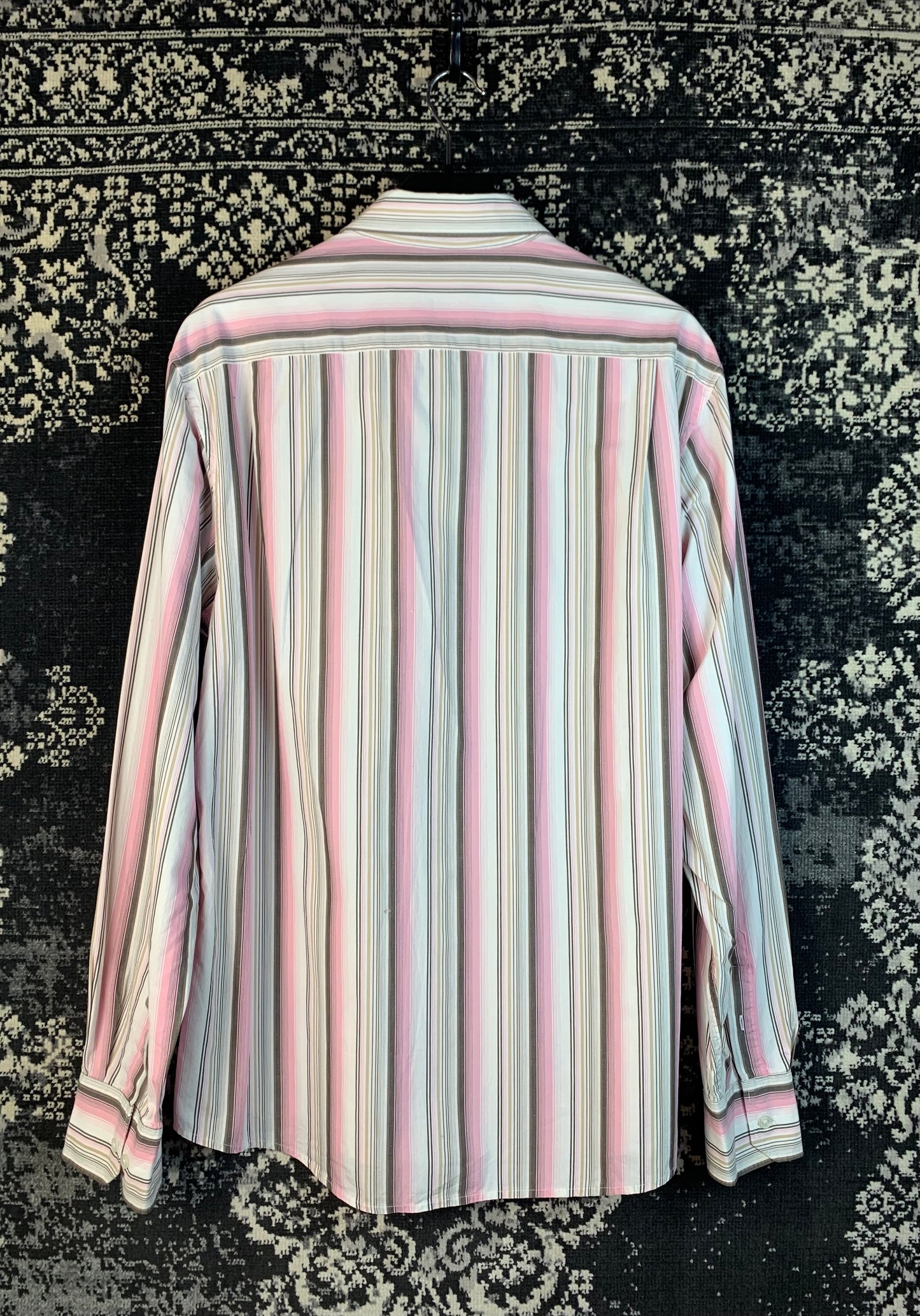 Men's Esprit Striped Long Sleeve Button-Up Shirt