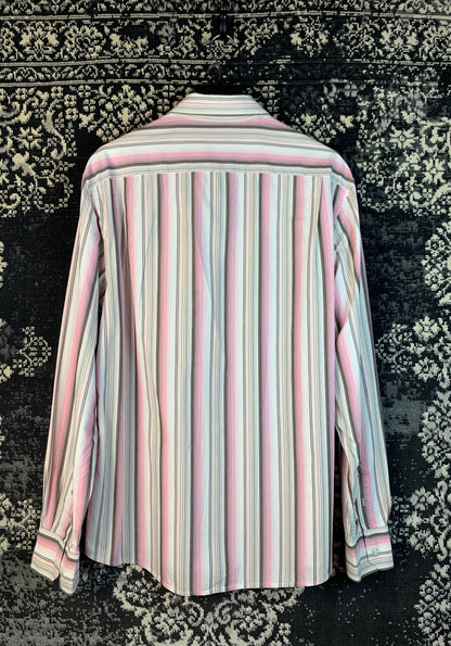 Men's Esprit Striped Long Sleeve Button-Up Shirt