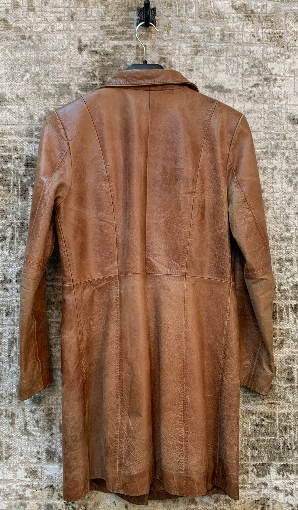Women's Vintage Martinelli Brown Leather Coat