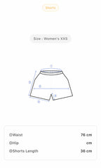 Womens Dickies Striped Shorts