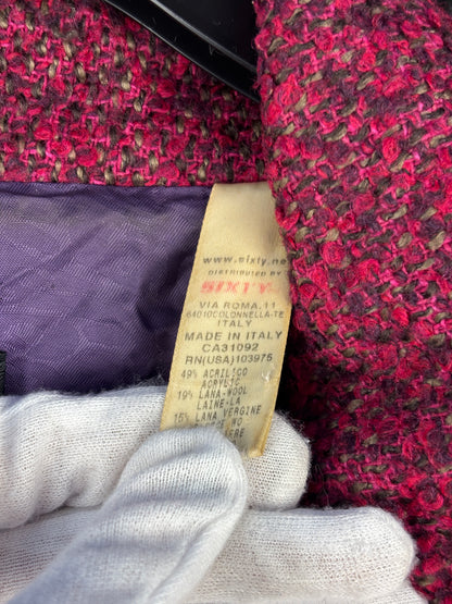 Women's Vintage Y2K Miss Sixty Pinkish Wool Coat