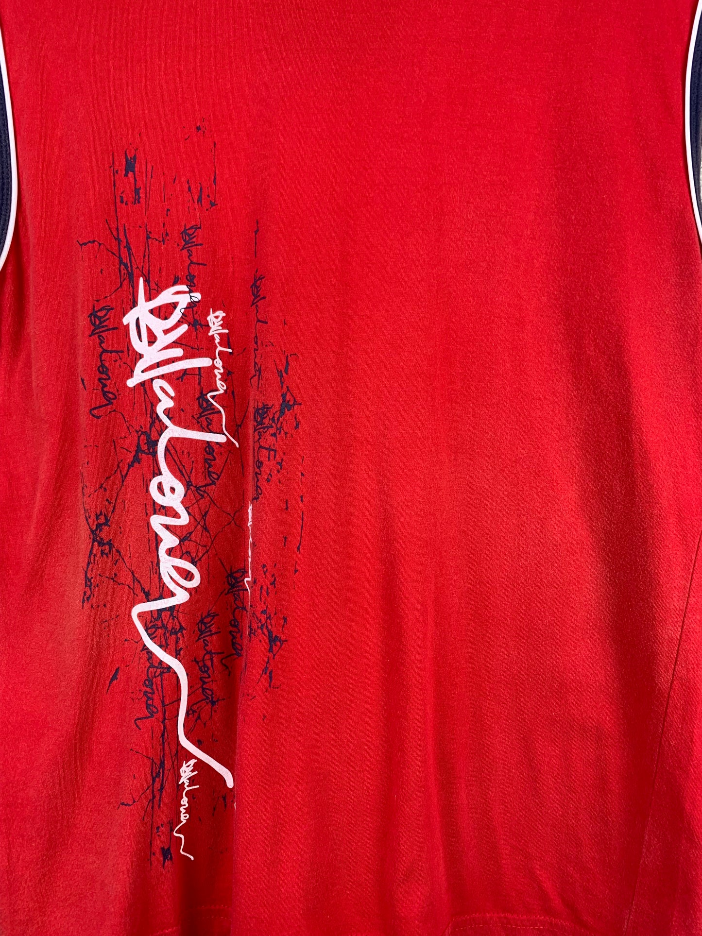 Mens Vintage Red Billabong Tank Top