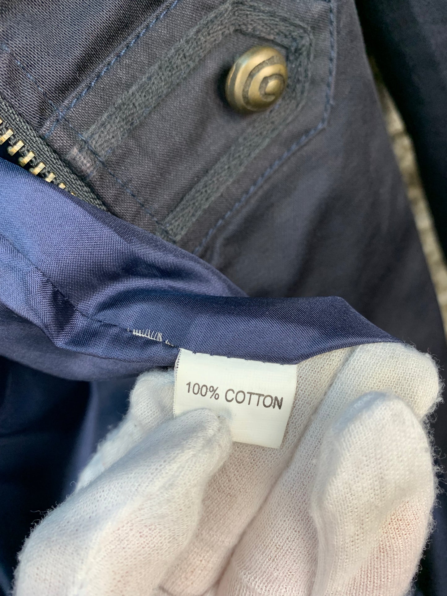 Womens Y2K Black Napoleon Coat