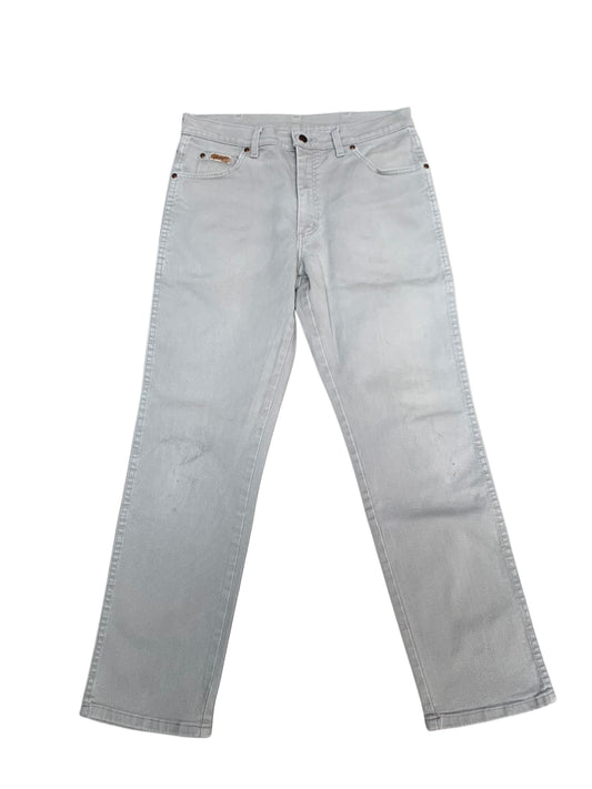 Light Gray Straight Fit Jeans by Wrangler