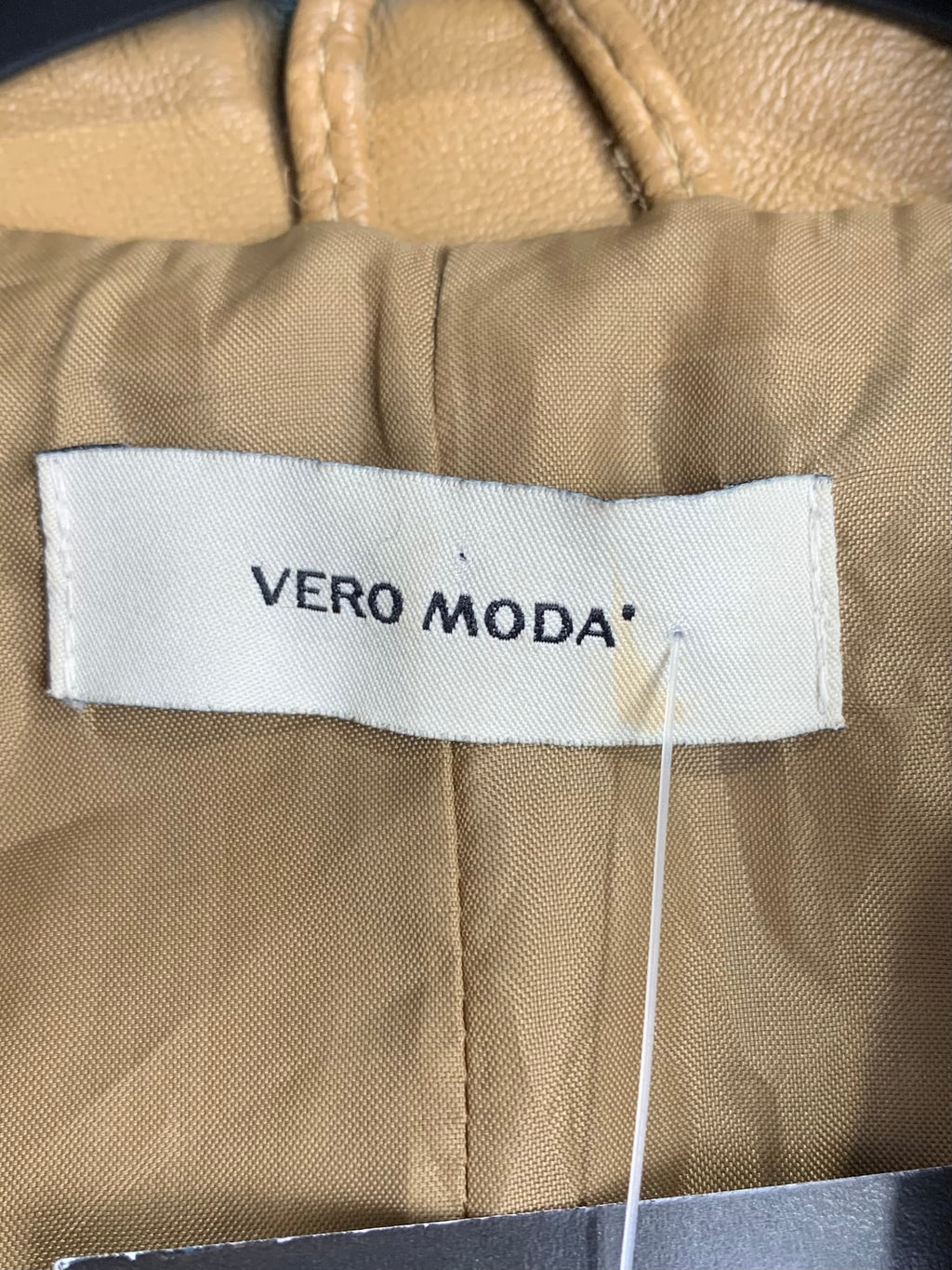 Vero Moda Longline Leather Coat