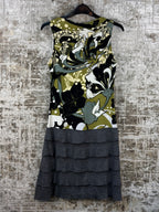 Women's Y2K Custo Barcelona Green Graphic Dress