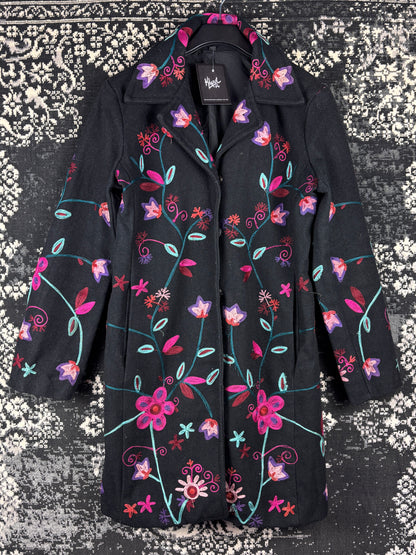 Women’s Vintage Black Wool Coat