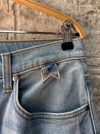 Rhude Wide Leg Light Wash Denim Jeans