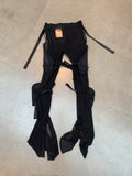 Black Tactical Mesh Strap Pants