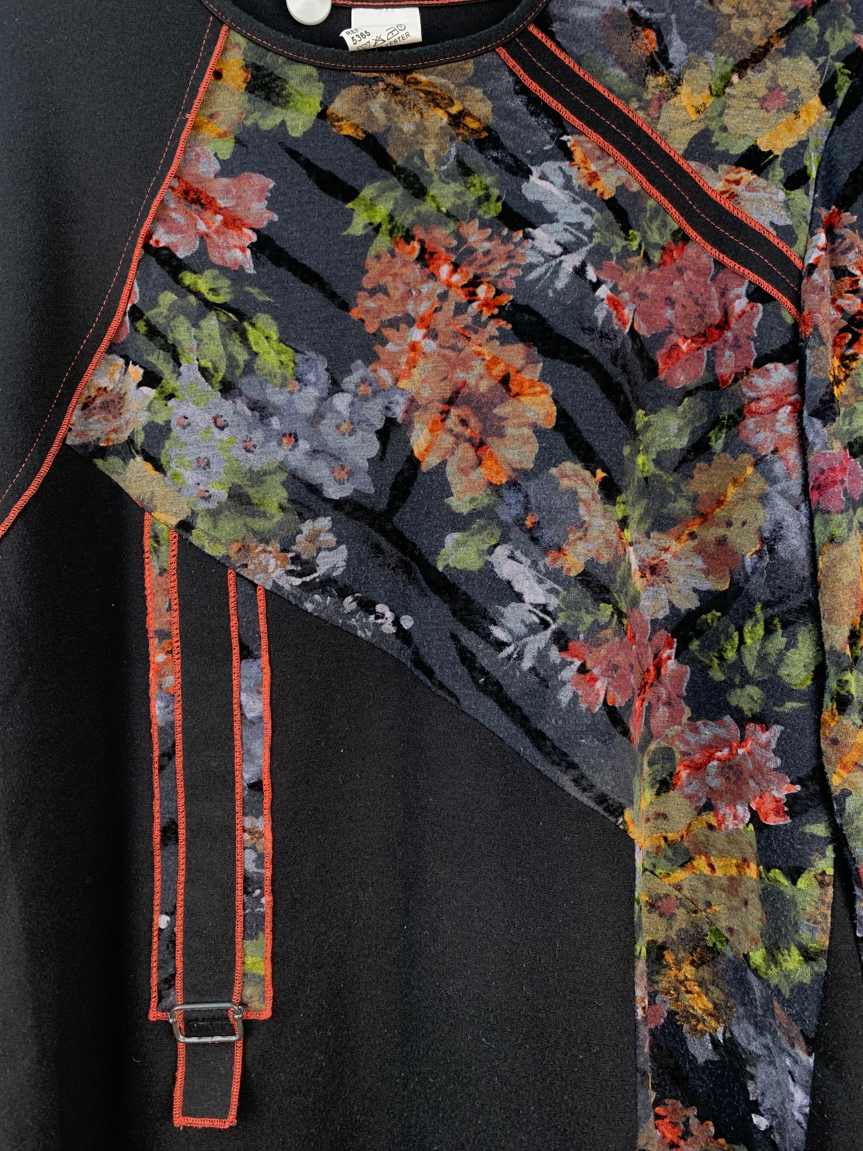 Womens Y2K Floral Long Sleeve Top
