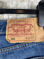 Levis 501 Blue Jean Denim Shorts