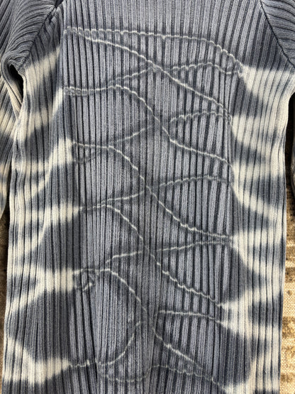 Mens Y2K Blue Knit Sweater