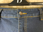 Y2K Rhinestone Cross Denim Mini Skirt