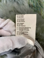 Oui Set Green Faux Fur Jacket