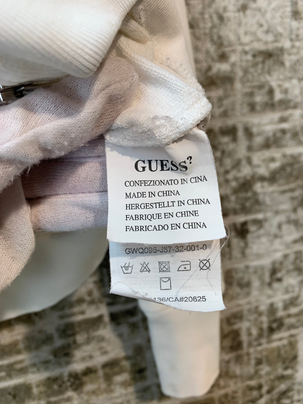 Guess Jeans Y2K Rhinestone Zip-Up Jacket