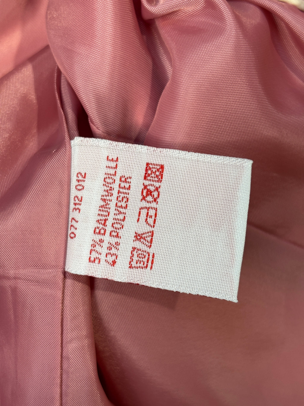 Wissmach Baby Pink Belted Jacket