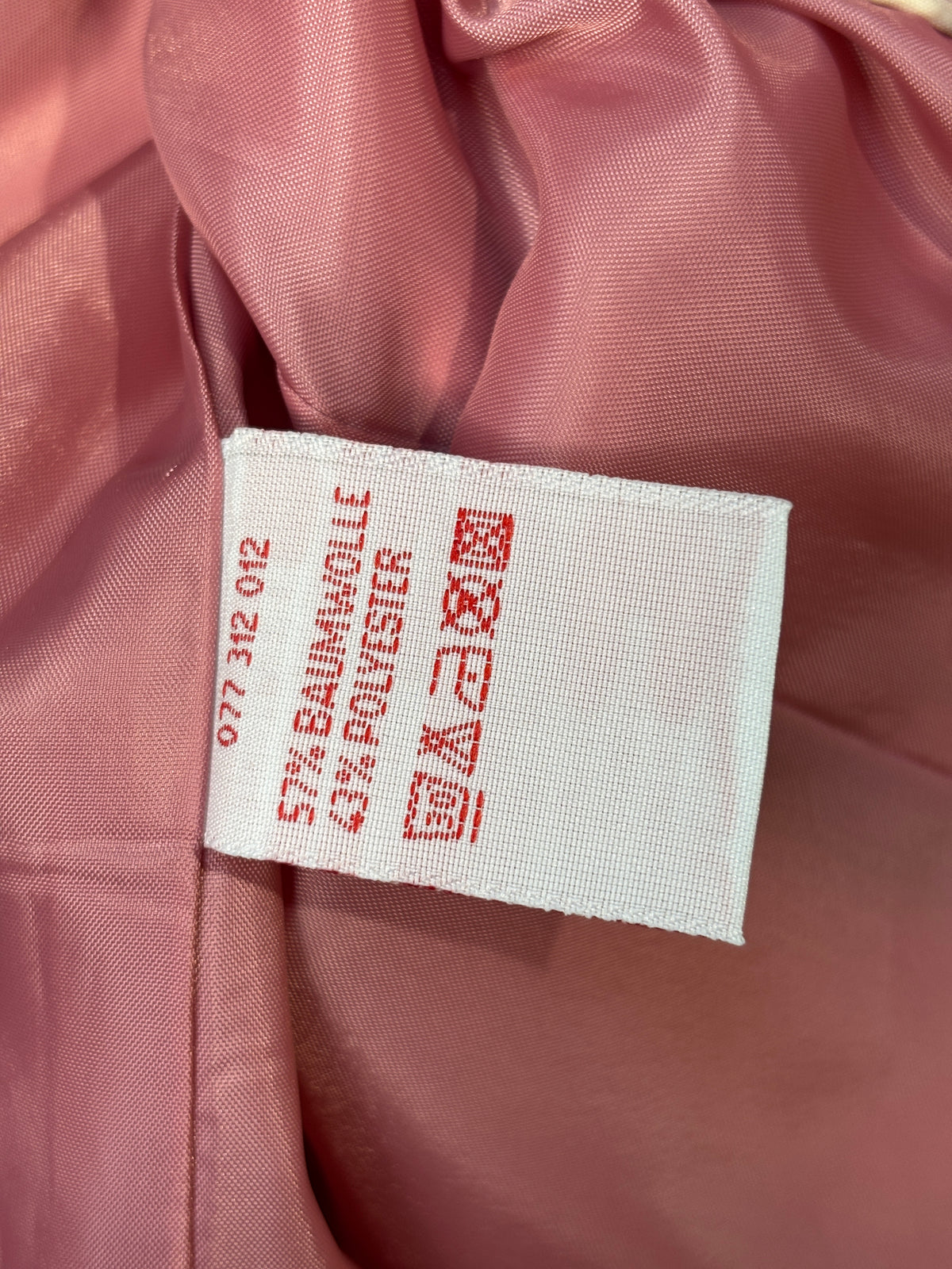 Wissmach Baby Pink Belted Jacket