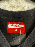 Mens Vintage Coca Cola I Saw The Trophy Graphic Black T Shirt
