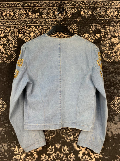 Women's Vintage Fabio Ricci Light Wash Denim Jacket