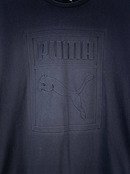 Men's Puma 3D Text Black T-Shirt