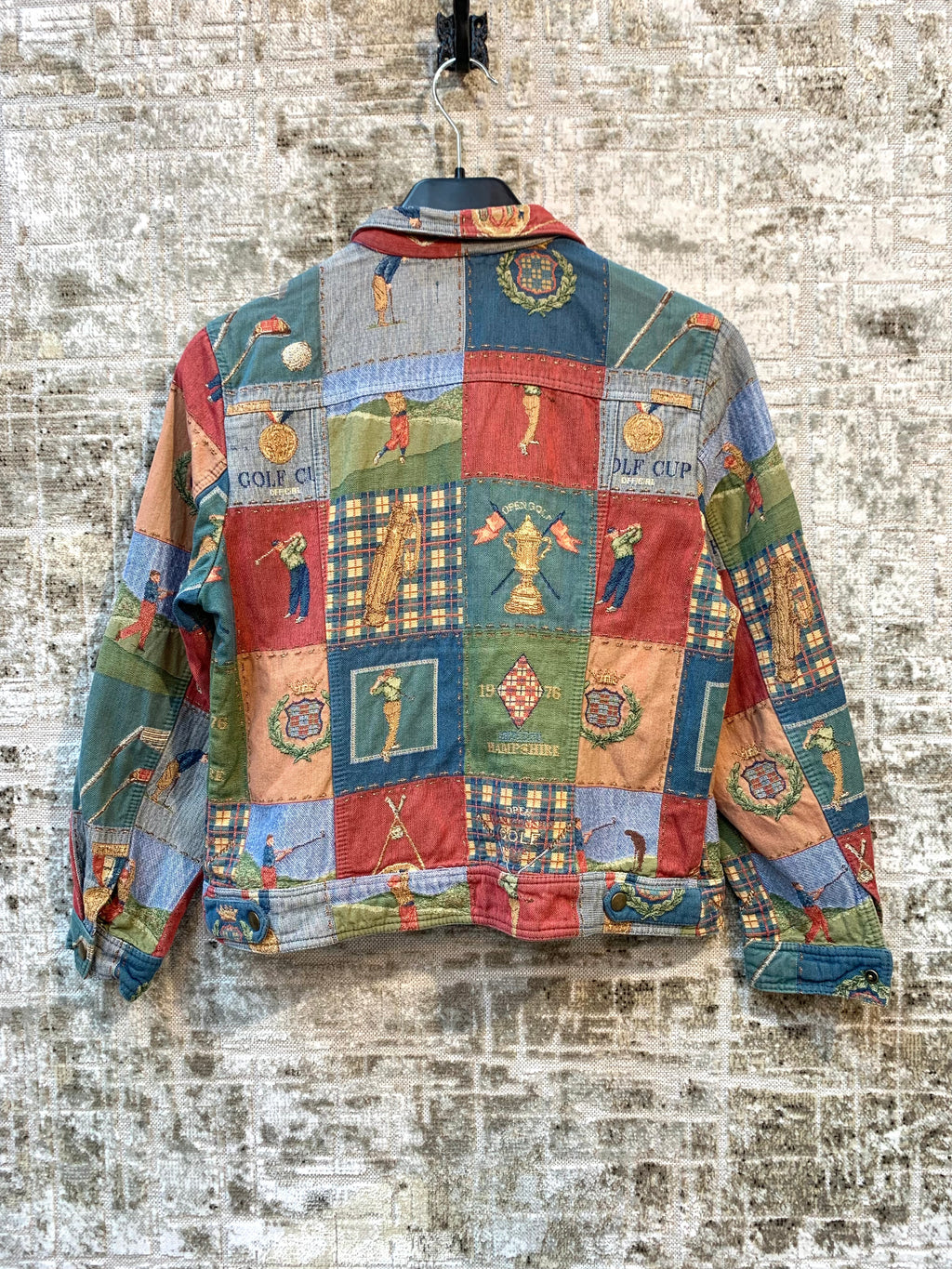 Kriss Golf Tapestry Trucker Jacket