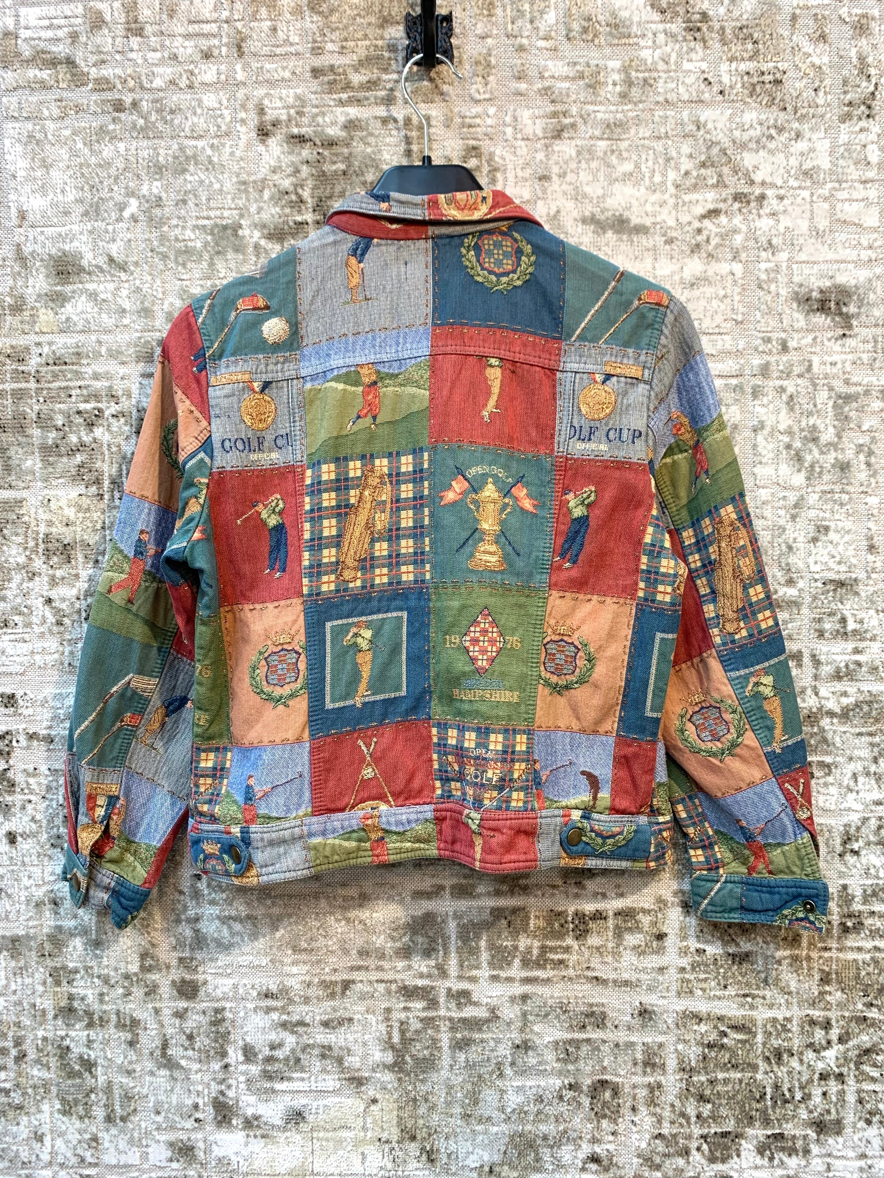 Kriss Golf Tapestry Trucker Jacket