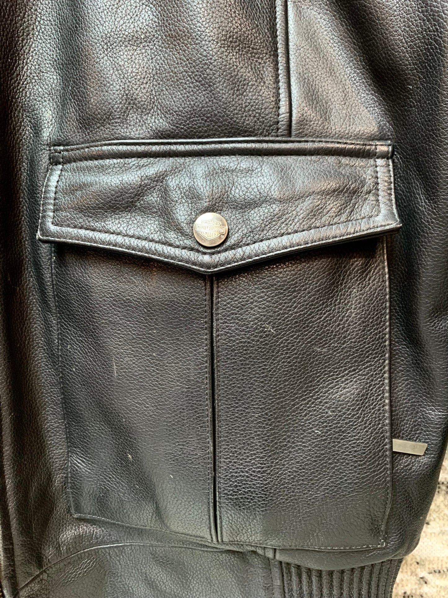Harley-Davidson Leather Bomber Jacket