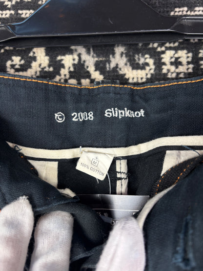 Men's Y2K 2008 Slipknot Black Cargo Shorts