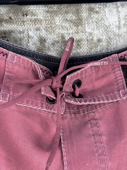 Mens Y2K Brunotti Pink Surf Shorts