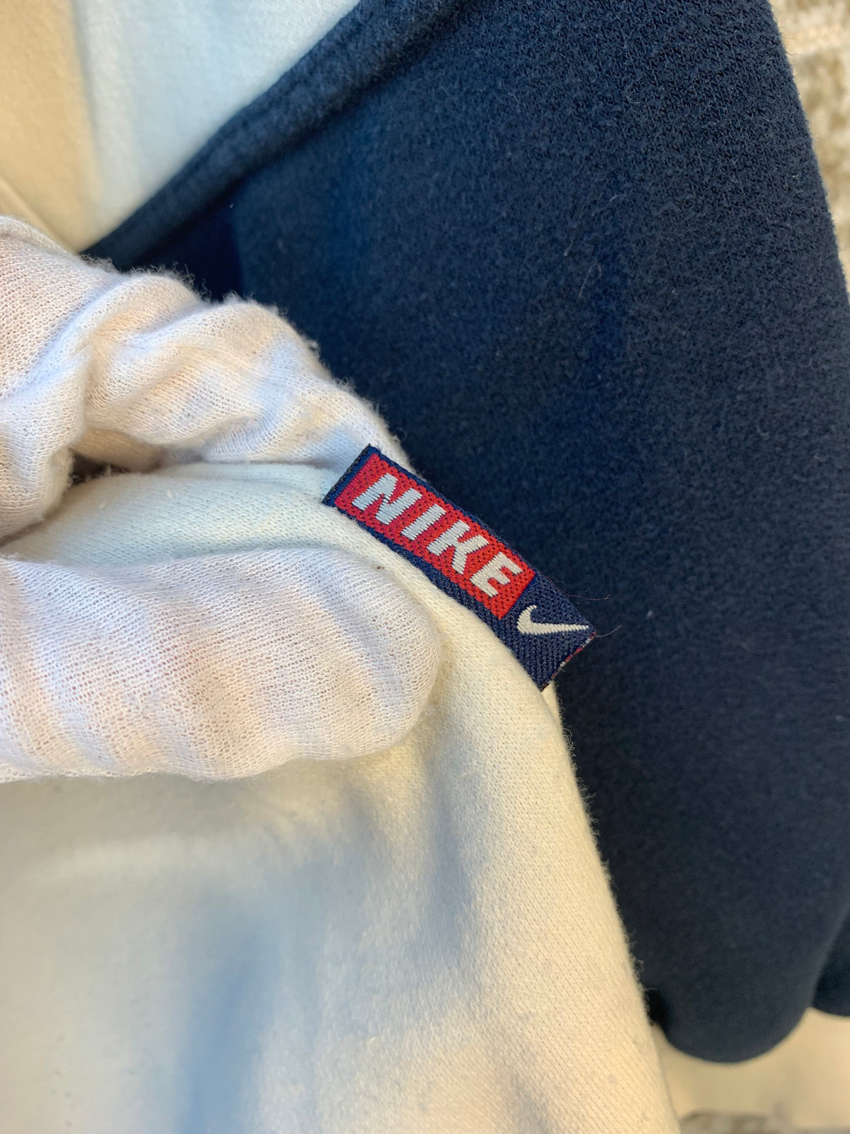 Nike Spellout Colourblock Crewneck Sweatshirt