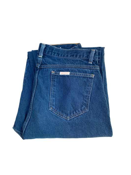Vintage Modern Basics High-Waisted Blue Jeans