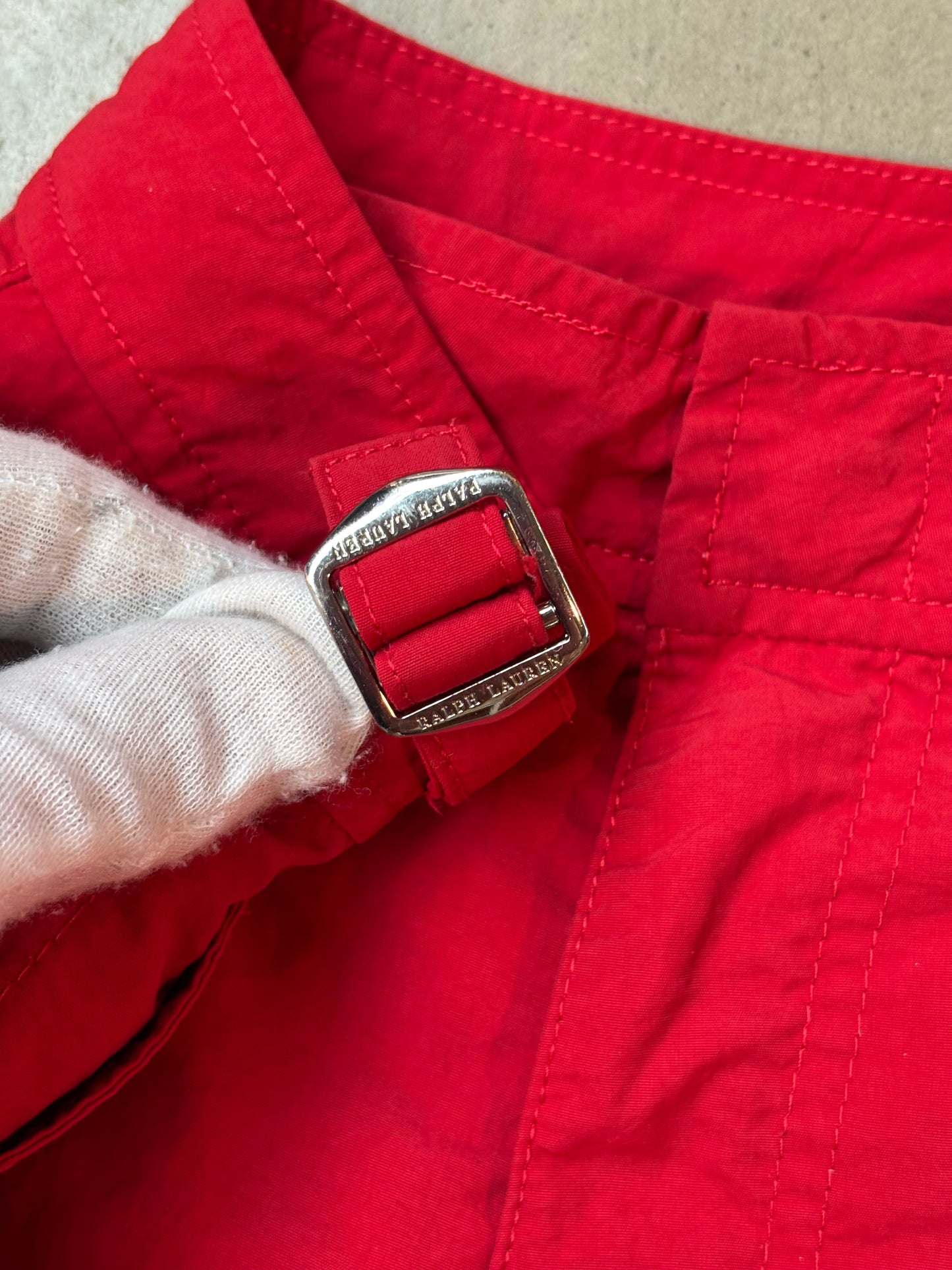 Polo Ralph Lauren Red Cotton Shorts