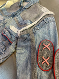 Womens Vintage Funky Denim Jacket